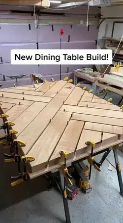 Woodworking DIY Dining Table