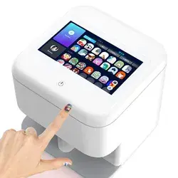 NEONAGES 2022 Tiktok 3D Nail Printing Robot Nail Painting Machine Smart Nail Printer - Digital Intelligent Nail Art Printer Upport DIY/App/WiFi/USB for Kid/Nail Studio/Manicurist/Nail Lovers
