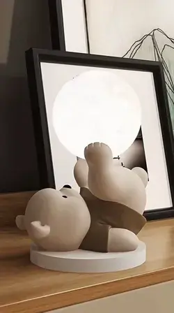 Harry Bear Touch Lamp lamp will be a comforting and delightful companion for your little one