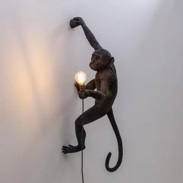 Monkey Outdoor Hanging Lamp - Version Right