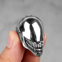 Allien Venom Ring, Creepy Predator Ring, Cool Goth Skull Ring, Unique Biker Ring, Spooky Gothic Ring