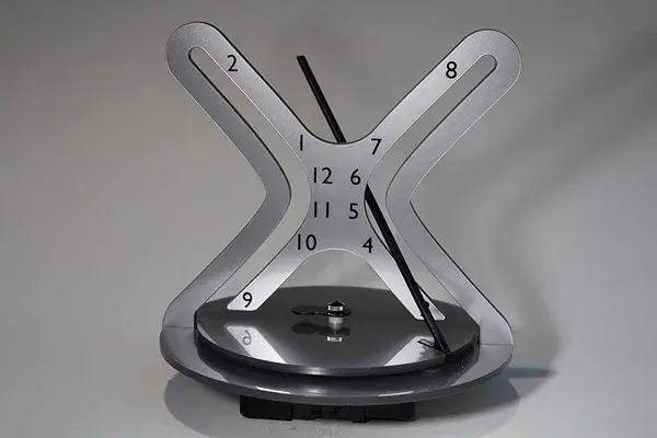 Fibonacci Clocks The Hyperbola Clock - White Arm : Amazon.co.uk: Home &amp; Kitchen