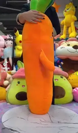 Carrot Vegetable Soft Stuffed Plush Pillow Toy – omgkawaiii