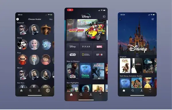 Disney+ iOS app