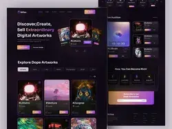 Nft Landing page Design
