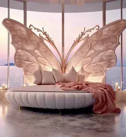 MODERN BUTTERFLY BEDROOM DESIGN IDEAS