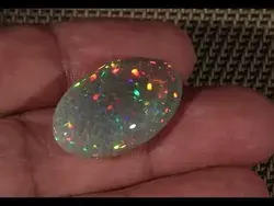 22.44CT~BRILLIANT DARK BASE WELO OPAL~HONEYCOMB PATTERN!!!!!!