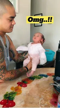 Technique to help burp a difficult baby Omg..!!