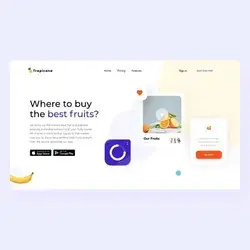 Tropicana landing page motion interaction