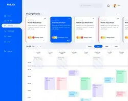 Dashboard project management calendar