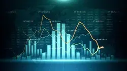 stock market abstract finance background motion Stock Footage Video