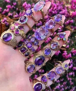 Purple ring collection