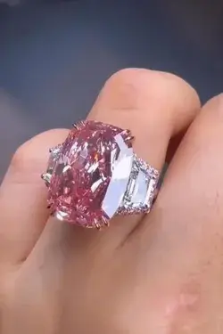 Colored Diamond Pink Natural Diamond Ring