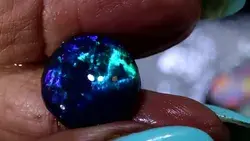 109.8 CTS QUALITY BLACK OPAL GEM Parcel colourful stones