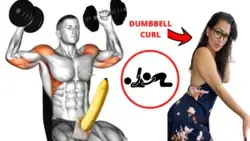 DUMBBELL CURL || Basic strength training exercise to build muscle to Be a Man In Bed