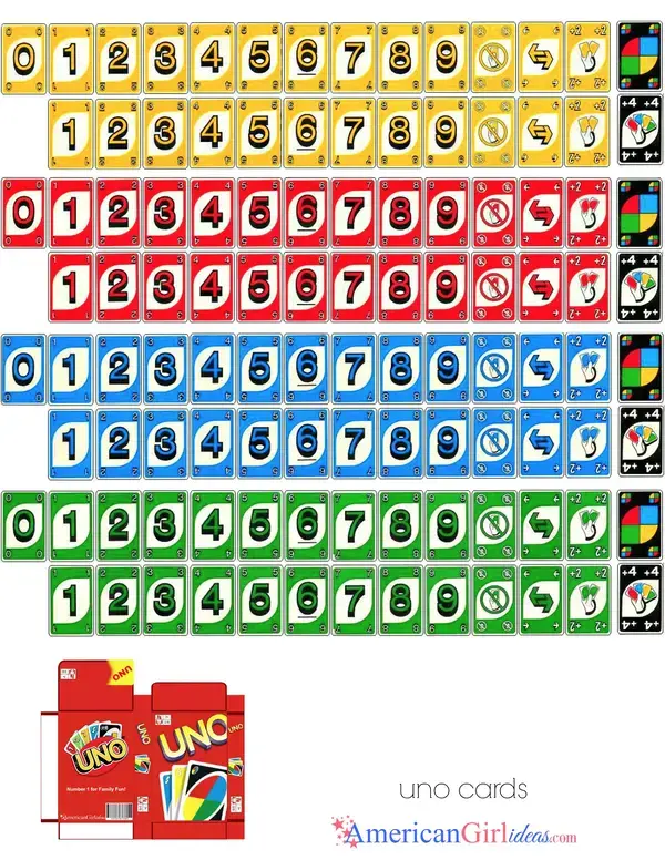 UNO Cards Front