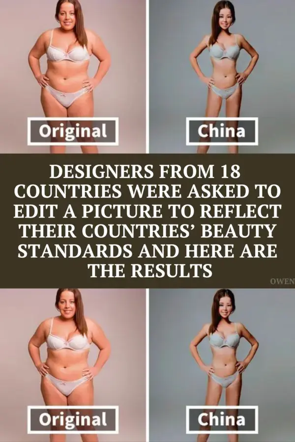 Designers From 18 Countries Were Asked To Edit A Picture To Reflect Their Countries’ Beauty Standard