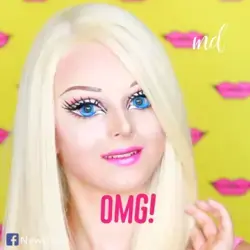 REAL LIFE BARBIE DOLL MAKEUP TUTORIAL LOOK 