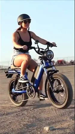  Moped style electric bike