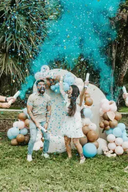 Gender Reveal Neutral Theme | PRIMEPURE Gender Reveal Confetti and Powder Cannons