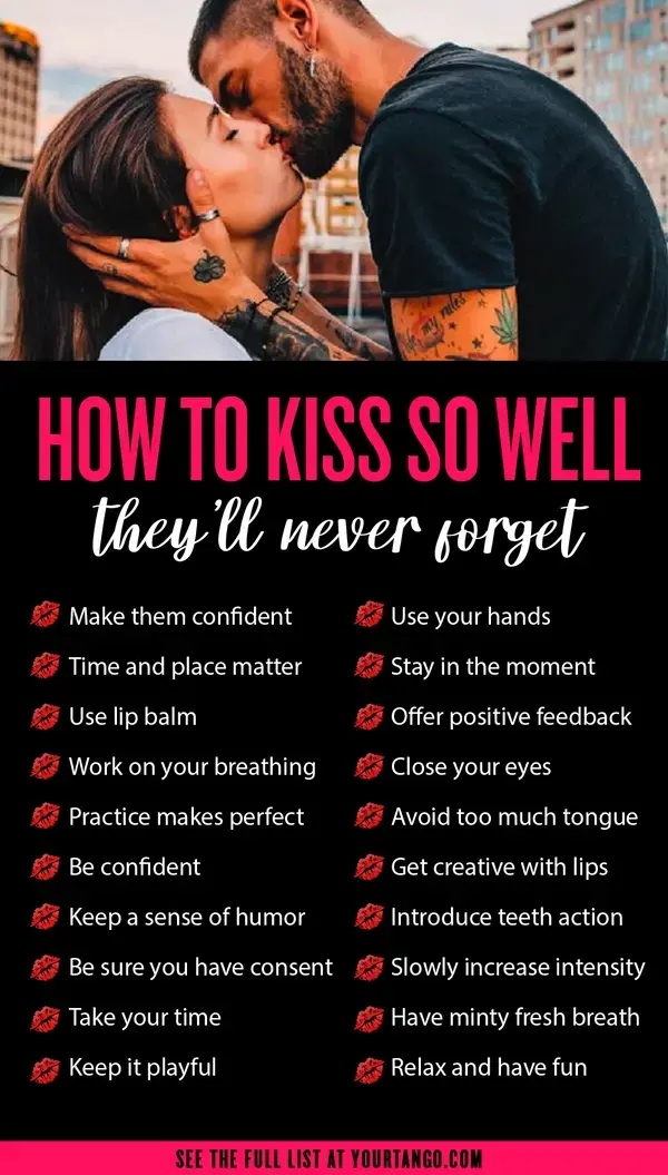 How To Kiss Someone So They'll Never Forget You