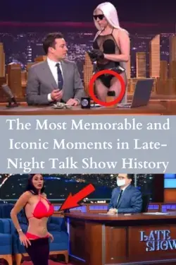 The Most Memorable and Iconic Moments in Late-Night Talk Show History