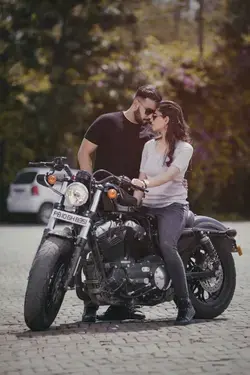 Prewedding Photoshoot | Bike Couple Rides | Prewedding Shoot Ideas | BookEventz