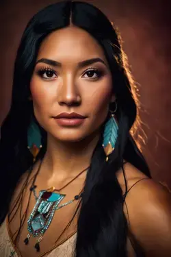 Pocahontas Glamour Shot By BLKLSTDOG