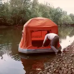 Camping Over Water