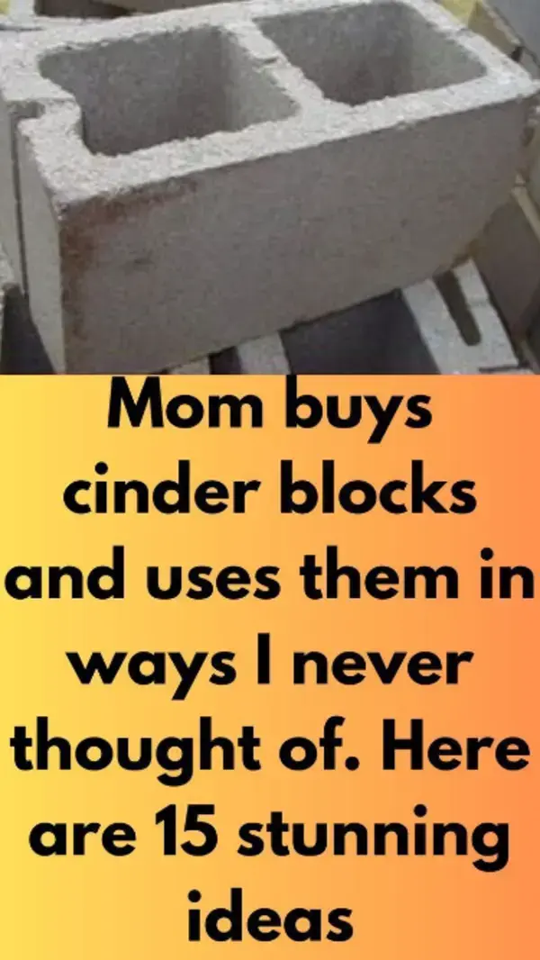 Mom buys cinder blocks and uses them in ways I never thought of. Here are 15 stunning ideas