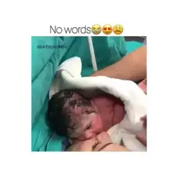 Newborn baby video