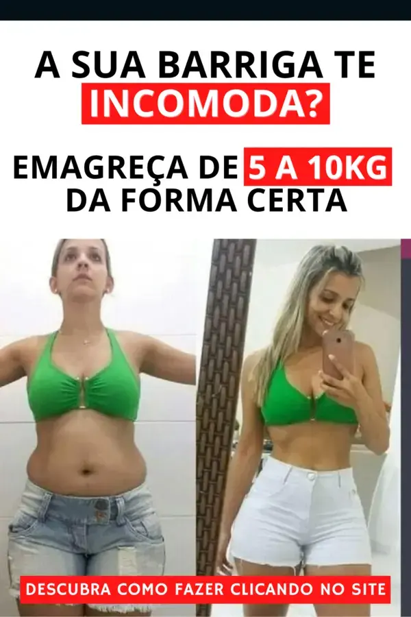 Emagreça e Perca a Barriga em Poucas Semanas | Dieta |Emagreça de 5 a 10kg da forma certa e saudável