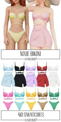 NIXIE BIKINI SIMS 4 CC