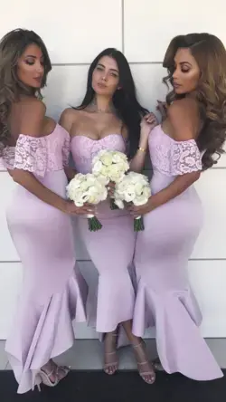 Pretty Boho Bridesmaid Dresses