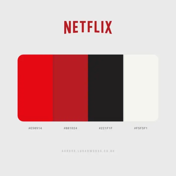 Netflix Colour Palette