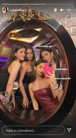 Suhana Khan And Her BFF, Shanaya Kapoor Look Stunning As They Twin In Black Outfits