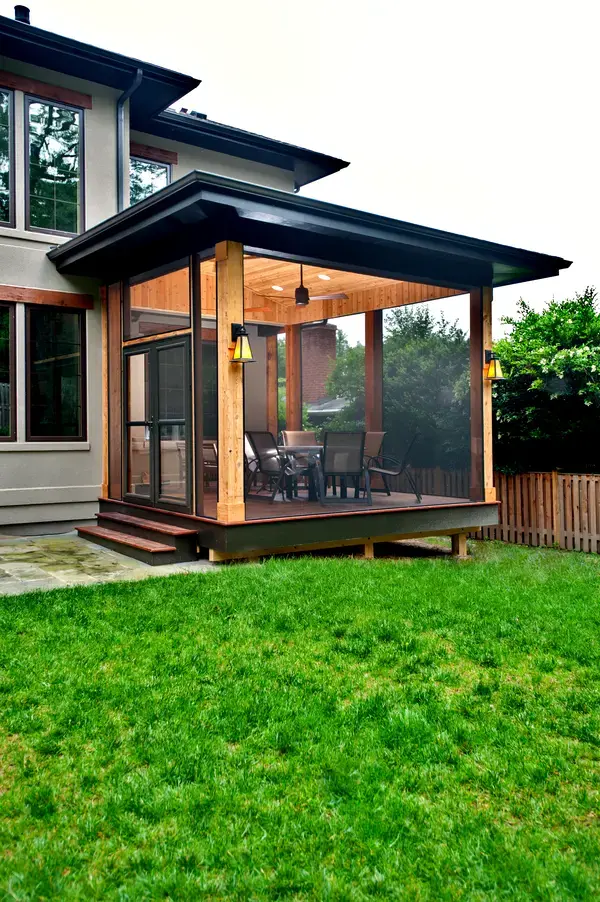 Modern Style Screen Porch