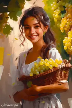 Joy flows in each grape