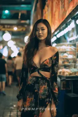 Woman In Cocktail Dress