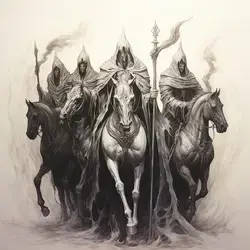 4 horsemen of apocalypse tattoo design