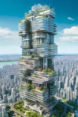 Architectural design of a future high-rise condo