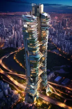 Architectural design of a future high-rise condo