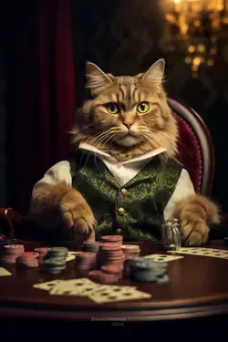 A poker cat story..