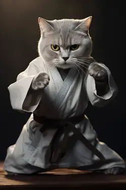 The Grey Karate Cat Chronicles