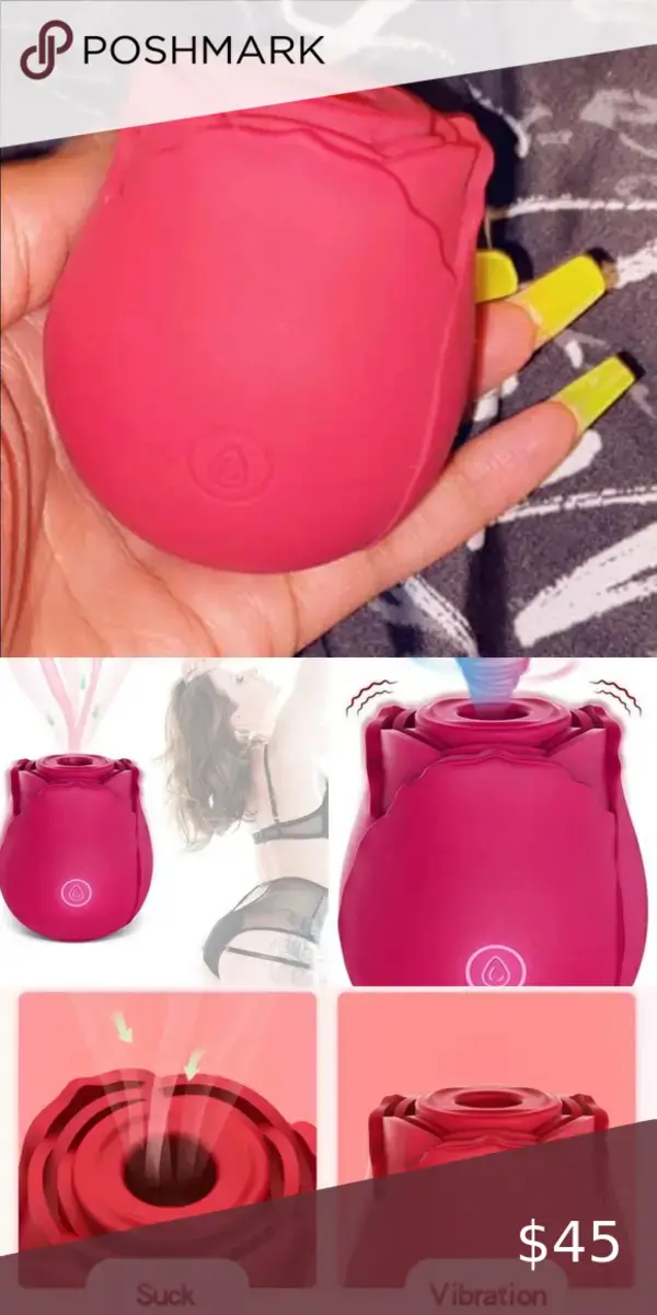 Vibrating rose toy