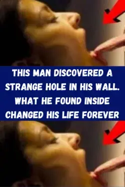 This Man Discovered a Strange Hole in His Wall. What He Found Inside Changed His Life Forever