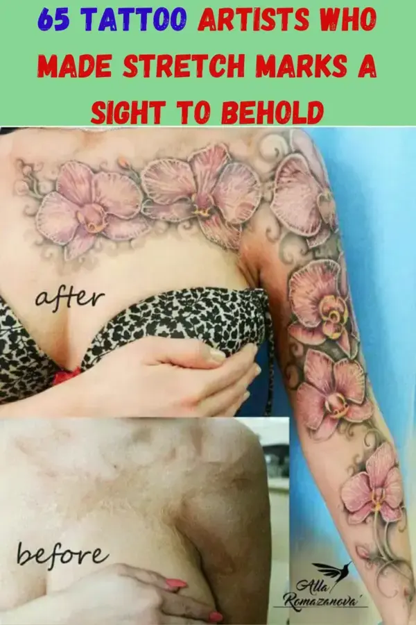 65 Tattoo artists who made stretch marks a sight to behold