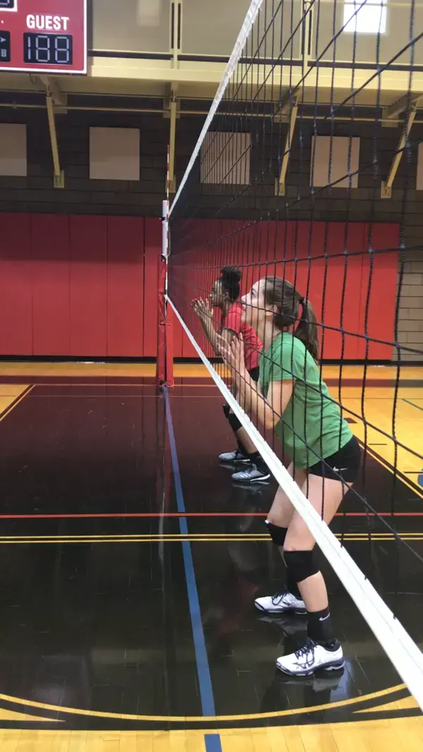 Volleyball Blocking Drills - Blocking footwork and Penetrating The Net