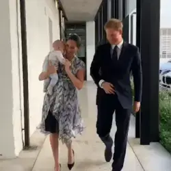 Baby Archie makes his first official appearance on the royal tour 