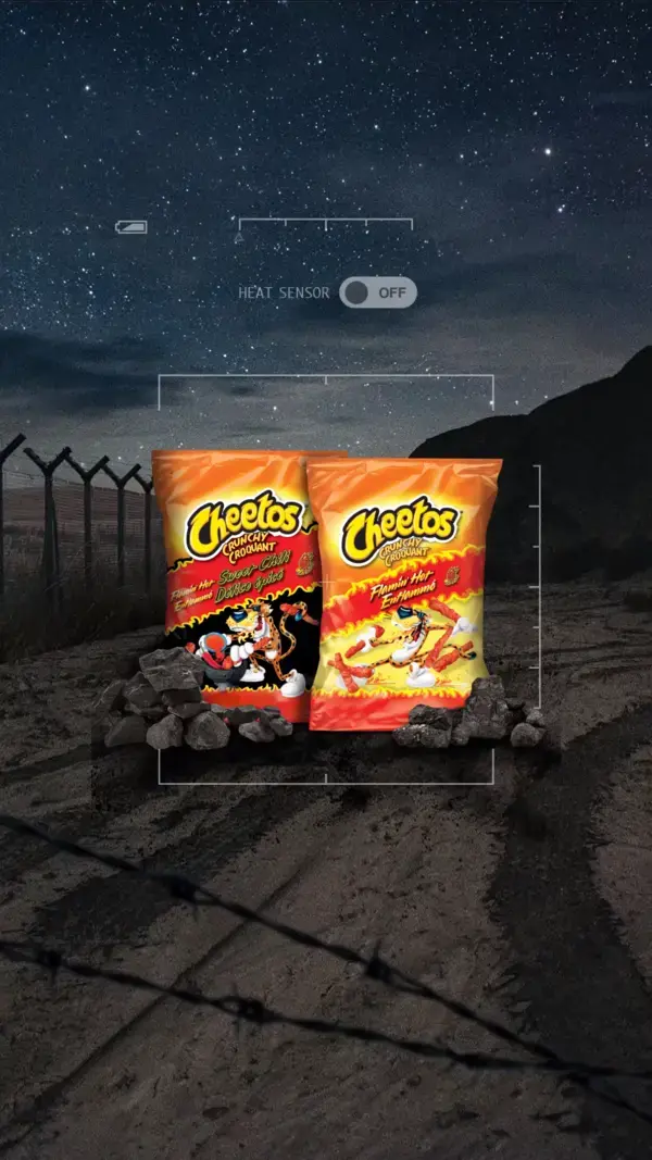 Target acquired: Cheetos Crunchy® Flamin’ Hot® snacks